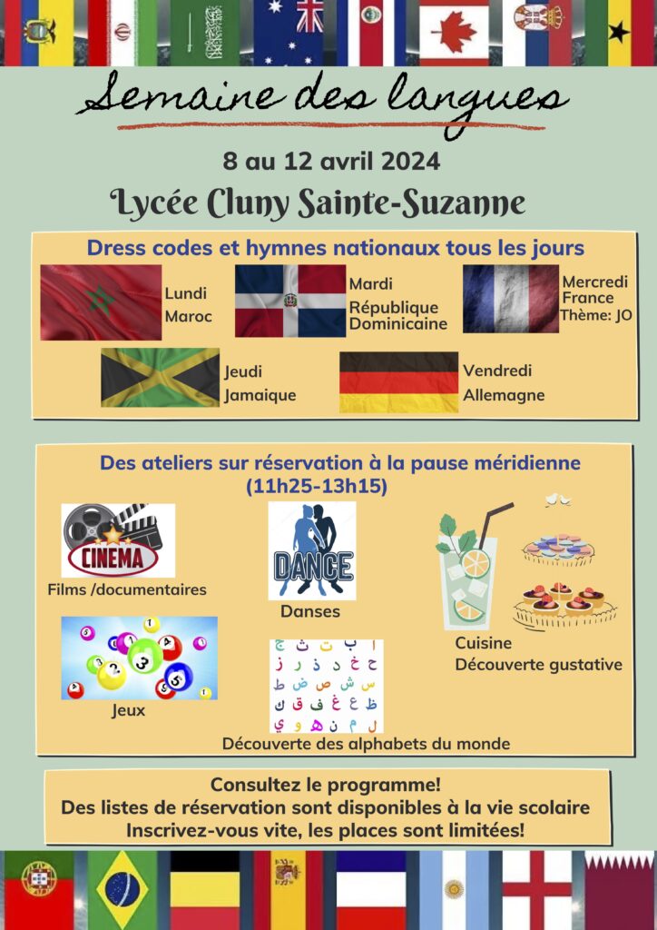 Semaine des langues  Ca bouge à Cluny !